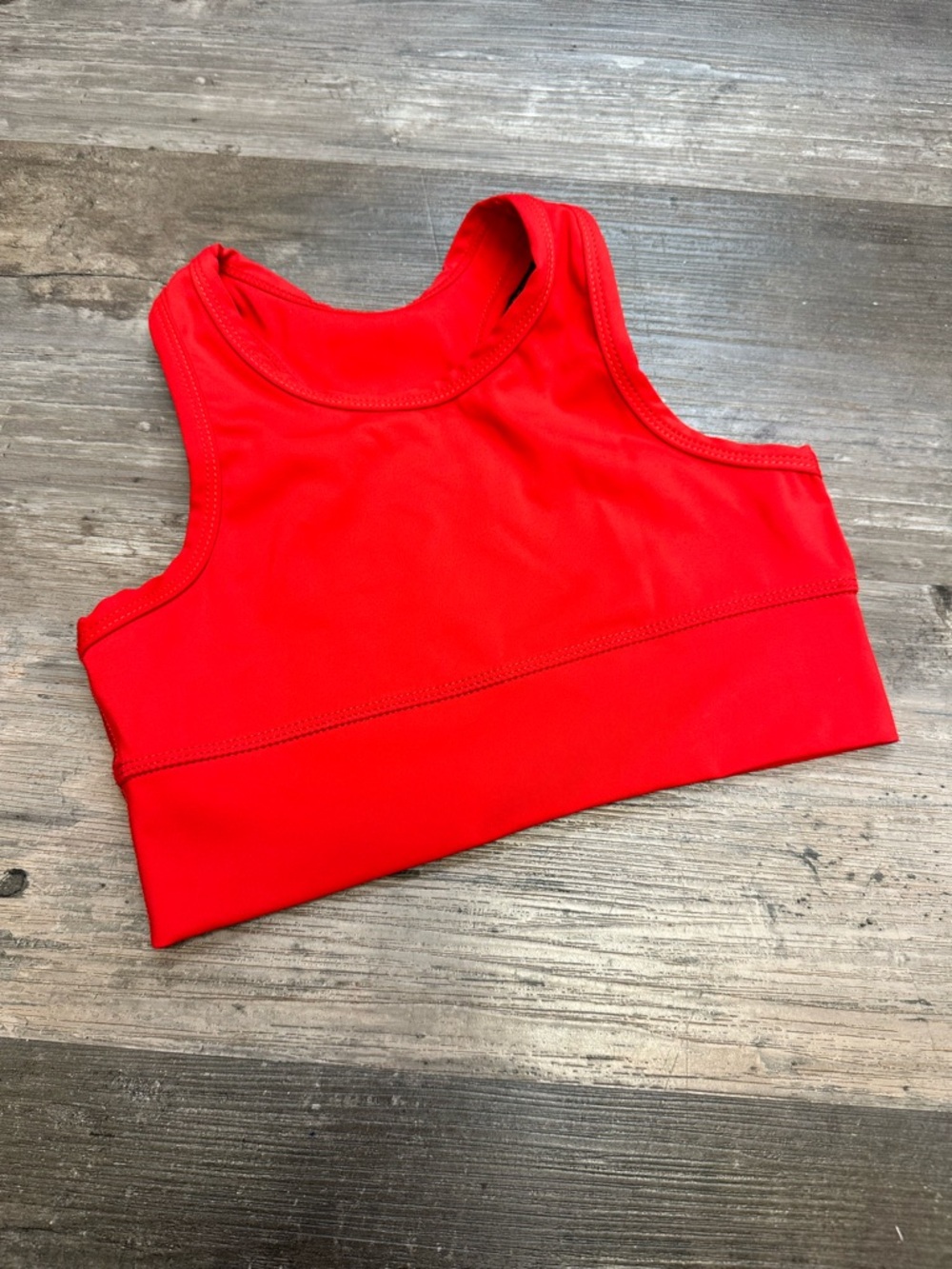 Kids Bright Red Racerback Tank & Drawstring Shorts Set - Picture 3 of 4